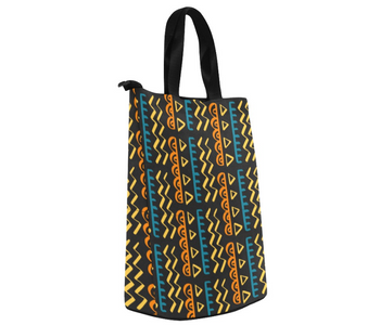 Bag-African Print Lunch Bag, Everyday Bag, Shoe Bag, Lunch Container for Work/Office/Picnic/Travel