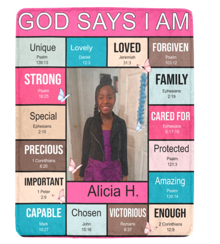 Custom Blanket- Ultra Soft Micro Fleece Blanket 60"x80, My Son Blanket, Custom Father's Day Blanket, Gift for Son, Gift for Daughter, Grandpa, Birthday Blanket for Son, Anniversary, Wedding,