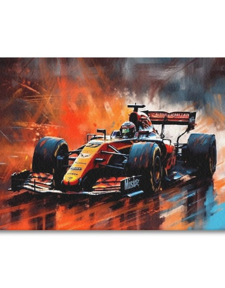 Framed Canvas-Car Canvas Print, Sports Car Canvas, Living Room, Bedroom, Wall Decor, Artwork