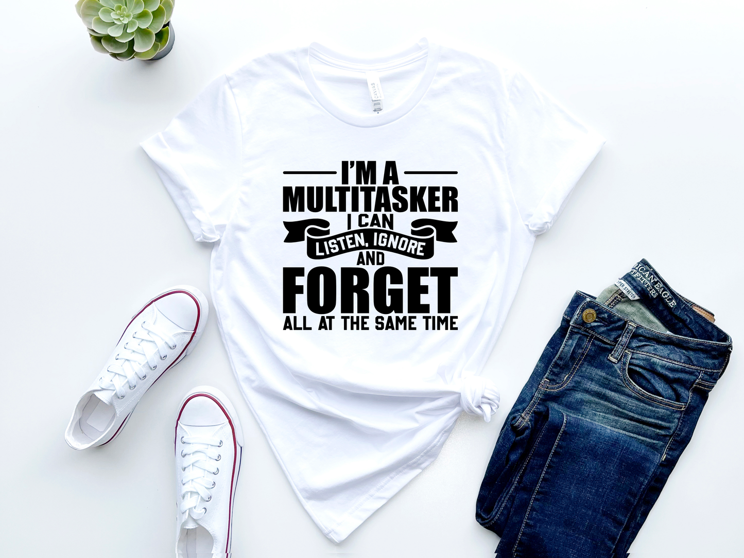 I'm a Multitasker White