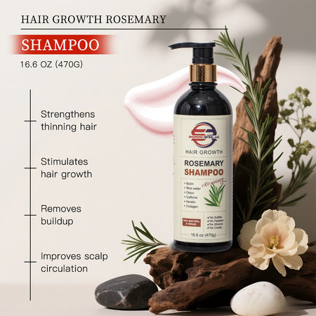 Shopping Reveal Rosemary Hair Growth Shampoo, Strengthen Thinning Hair Shampoo Infused with Biotin, Collagen, Caffeine and Keratin Helps Strengthen your Hair