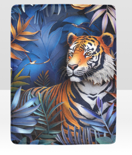 Blanket- Tiger Blanket Ultra-Soft Micro Fleece Blanket 60"x80, Warm Blanket, a gift for anyone, Birthday Blanket,