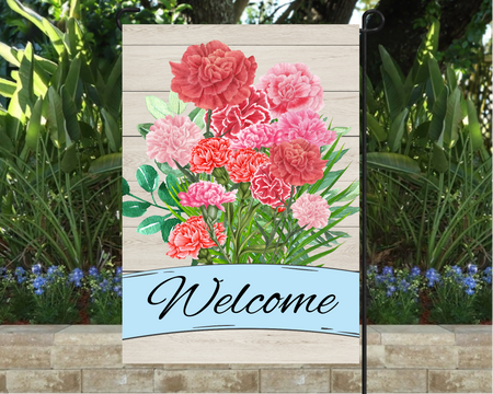 Flag-Welcome Mother's Day Garden Flag 12"x18"