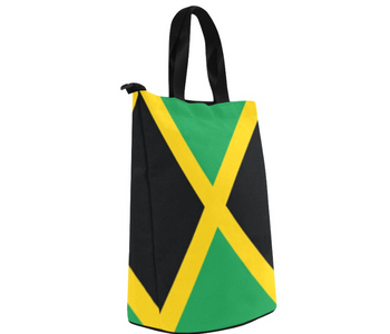 Jamaica Flag Print Lunch Bag, Lunch, Breakfast, Everyday Bag, Shoe Bag, Lunch Container for Work/Office/Picnic/Travel