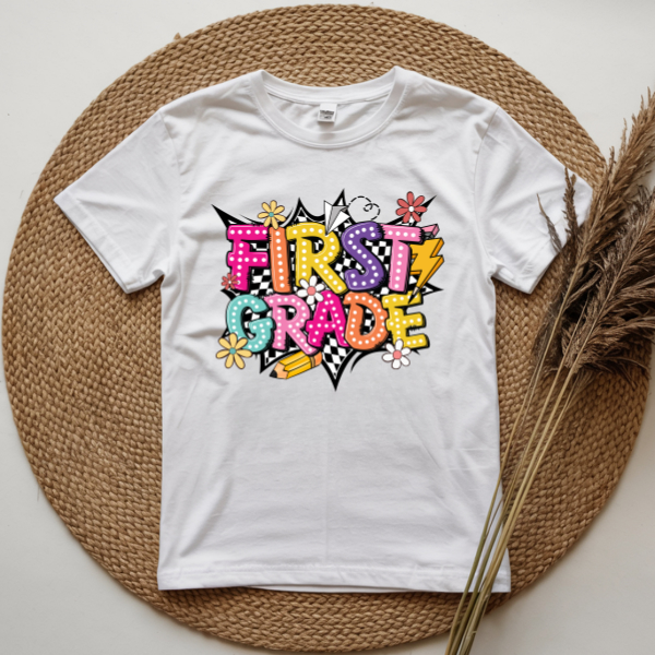First Grade School shirt, Back To School Shirt, Kindergarten Shirt, Toddler First Day of School Tee, Back To School Gift (Copy)