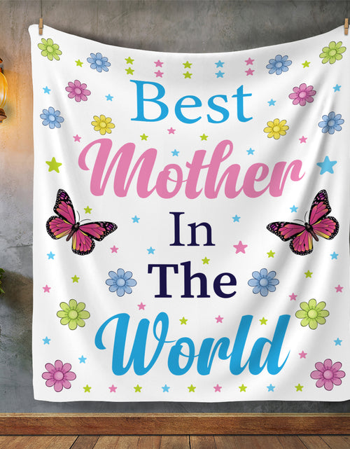 Load image into Gallery viewer, Blanket-Best Mom in The World 60"x80"
