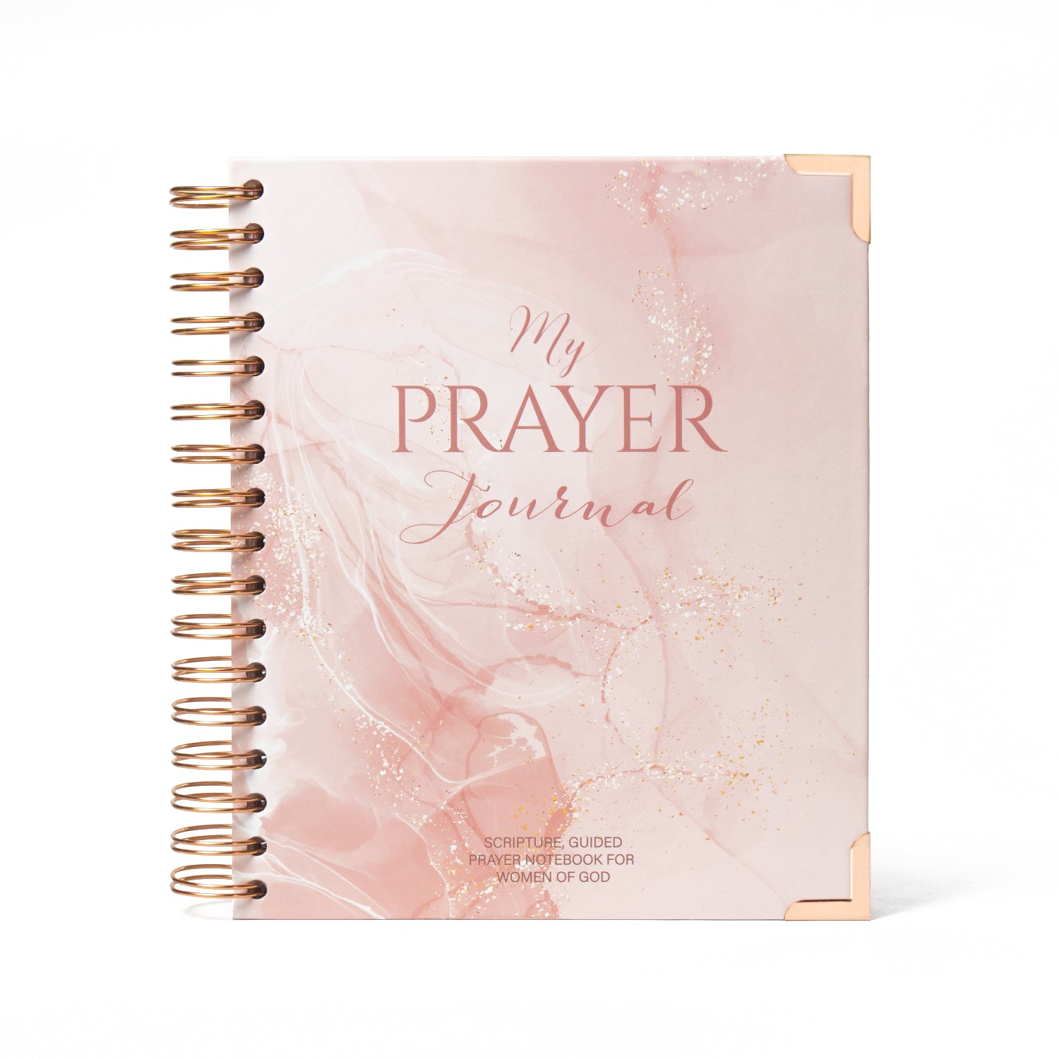 SR My Prayer Journal - Spiral Hardcover Christian Journal with Inspirational Tabbed Sections, Monthly Reflections, To-Do Lists & Prayer Requests