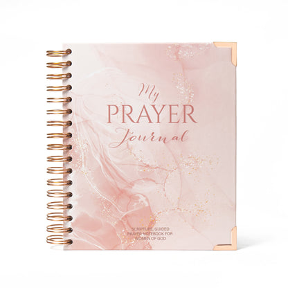 SR My Prayer Journal - Spiral Hardcover Christian Journal with Inspirational Tabbed Sections, Monthly Reflections, To-Do Lists & Prayer Requests
