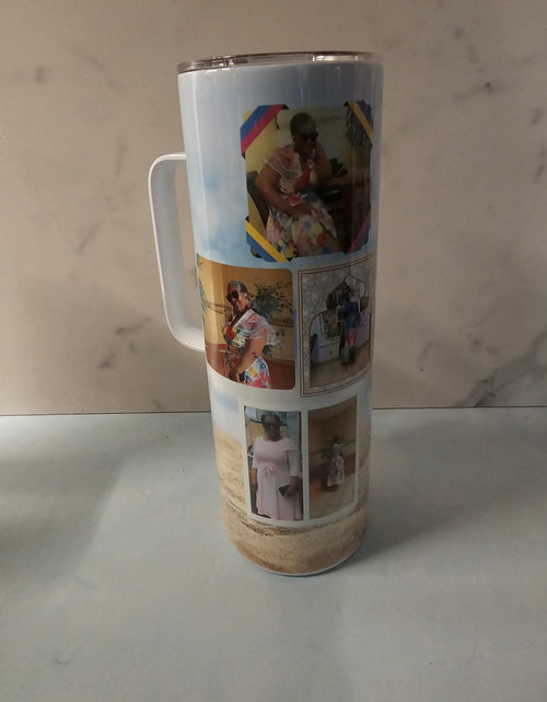 Load image into Gallery viewer, Drinkware- 20oz Tumbler with handle
