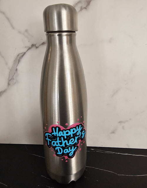 Load image into Gallery viewer, Drinkware-Happy Father's Day 17.oz Stainless Steel Insulated Water Bottle, hold hot and cold Liquid
