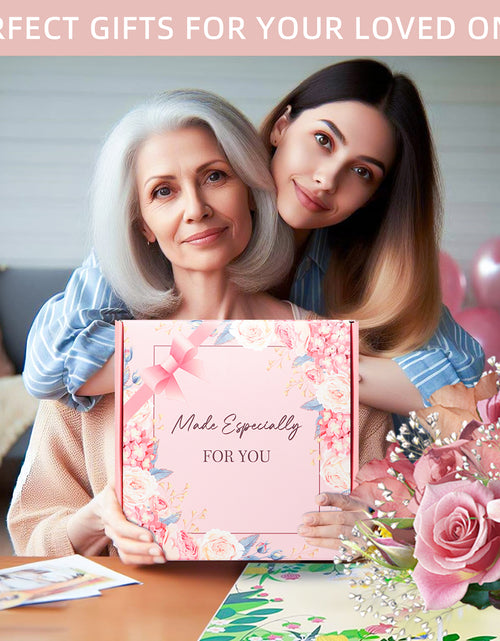 Load image into Gallery viewer, SR Gifts Made Especially for you, Happy Birthday, Female Gift Ideas for Best Friend, Pink Box Gift Basket for Women Gifts Set for Teenage Girl ,Sister, Mom, Relaxing Set
