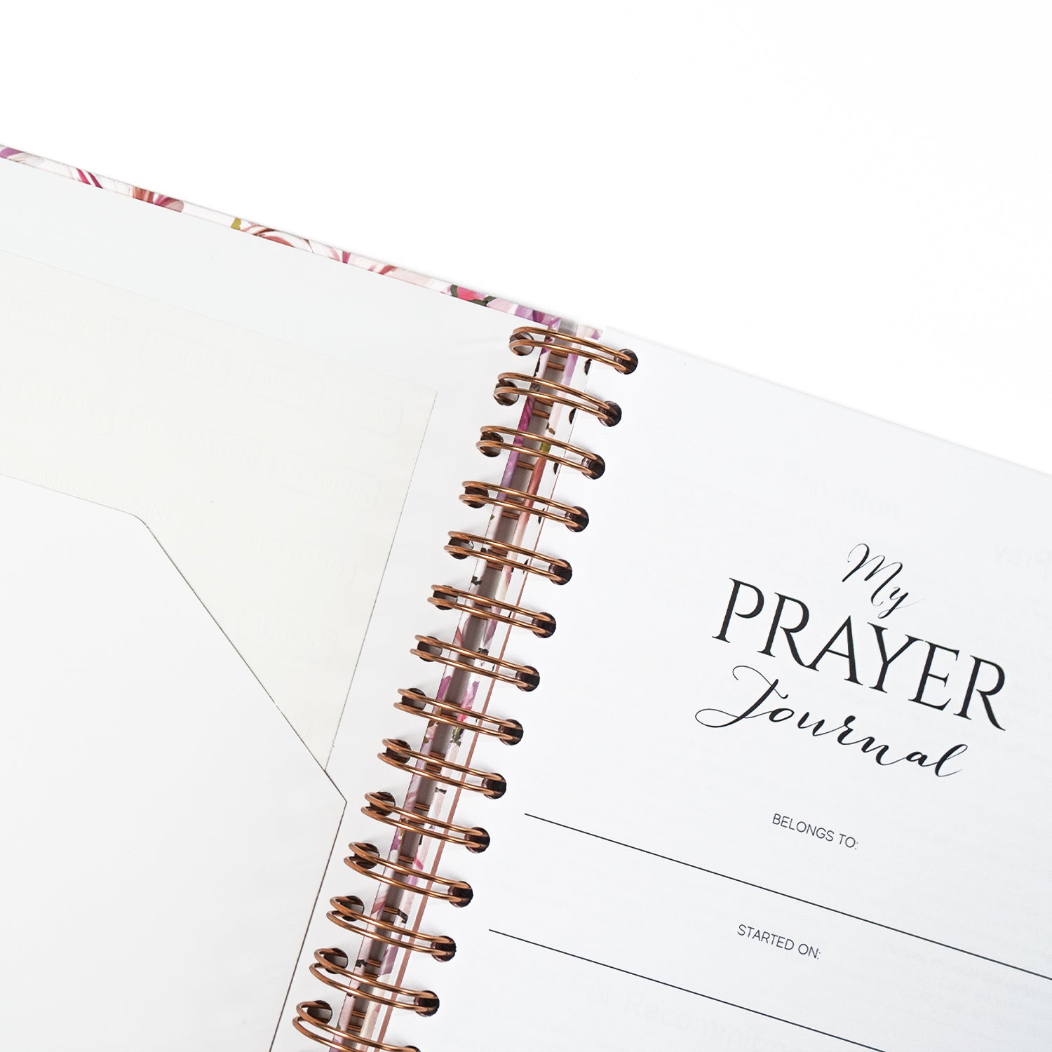 SR My Prayer Journal for Women – Spiral Hardcover Christian Journal with Inspirational Tabbed Sections, Monthly Reflections, To-Do Lists & Prayer Requests