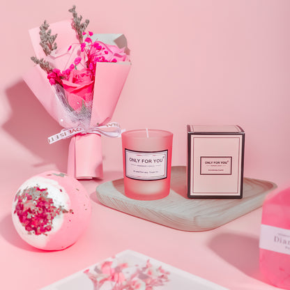 SR Gifts Made Especially for you, Happy Birthday, Female Gift Ideas for Best Friend, Pink Box Gift Basket for Women Gifts Set for Teenage Girl ,Sister, Mom, Relaxing Set