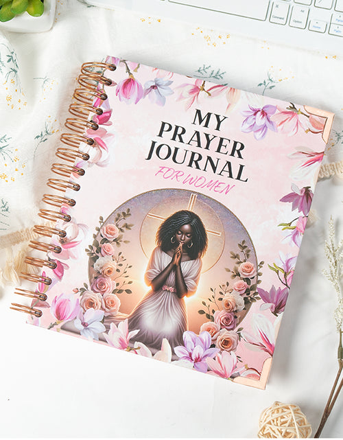Load image into Gallery viewer, SR My Prayer Journal for Women – Spiral Hardcover Christian Journal with Inspirational Tabbed Sections, Monthly Reflections, To-Do Lists &amp; Prayer Requests
