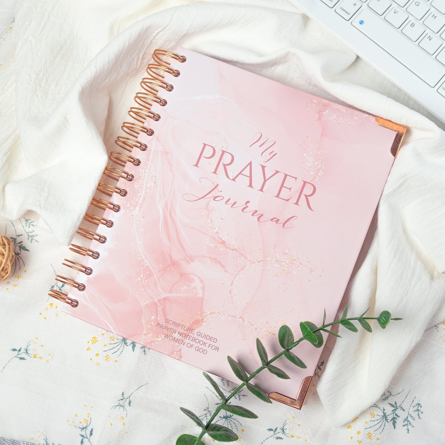 SR My Prayer Journal - Spiral Hardcover Christian Journal with Inspirational Tabbed Sections, Monthly Reflections, To-Do Lists & Prayer Requests