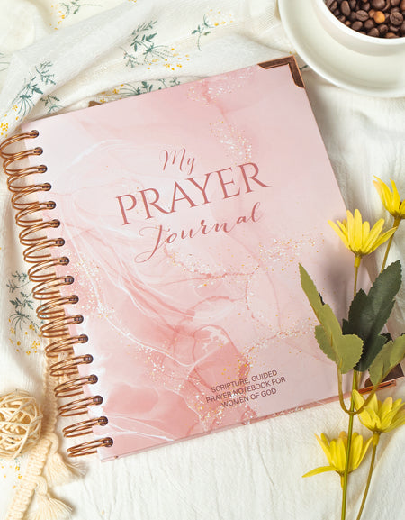 SR My Prayer Journal - Spiral Hardcover Christian Journal with Inspirational Tabbed Sections, Monthly Reflections, To-Do Lists & Prayer Requests
