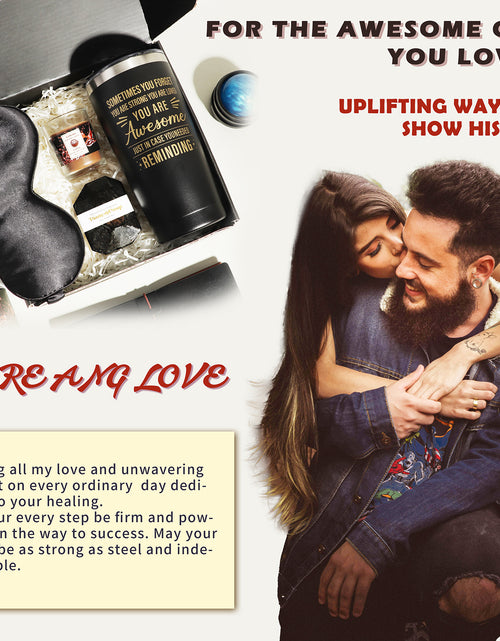 Load image into Gallery viewer, SR-12 -PCS Care Gift Box for Men, Home Care, Birthday Gift Sets for Men Unique Gift Items, Dad, Brother w/Tumbler
