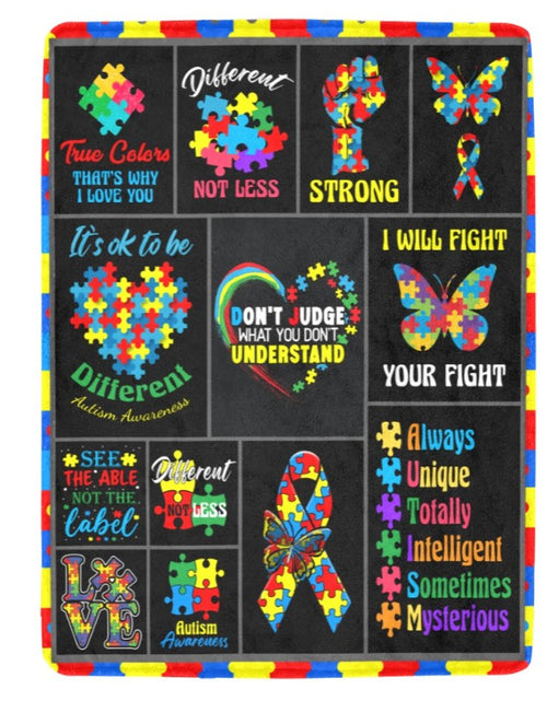 Load image into Gallery viewer, Blanket- Ultra-Soft Micro Fleece Blanket 60" x 80"  Autism Warm Blanket
