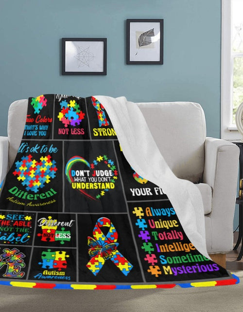 Load image into Gallery viewer, Blanket- Ultra-Soft Micro Fleece Blanket 60" x 80"  Autism Warm Blanket
