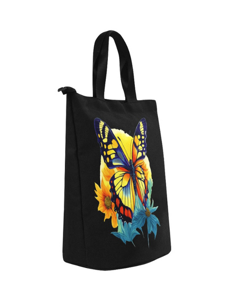 Bag-Butterfly Lunch Bag, Shoe Bag, Travel Bag, All around Bag