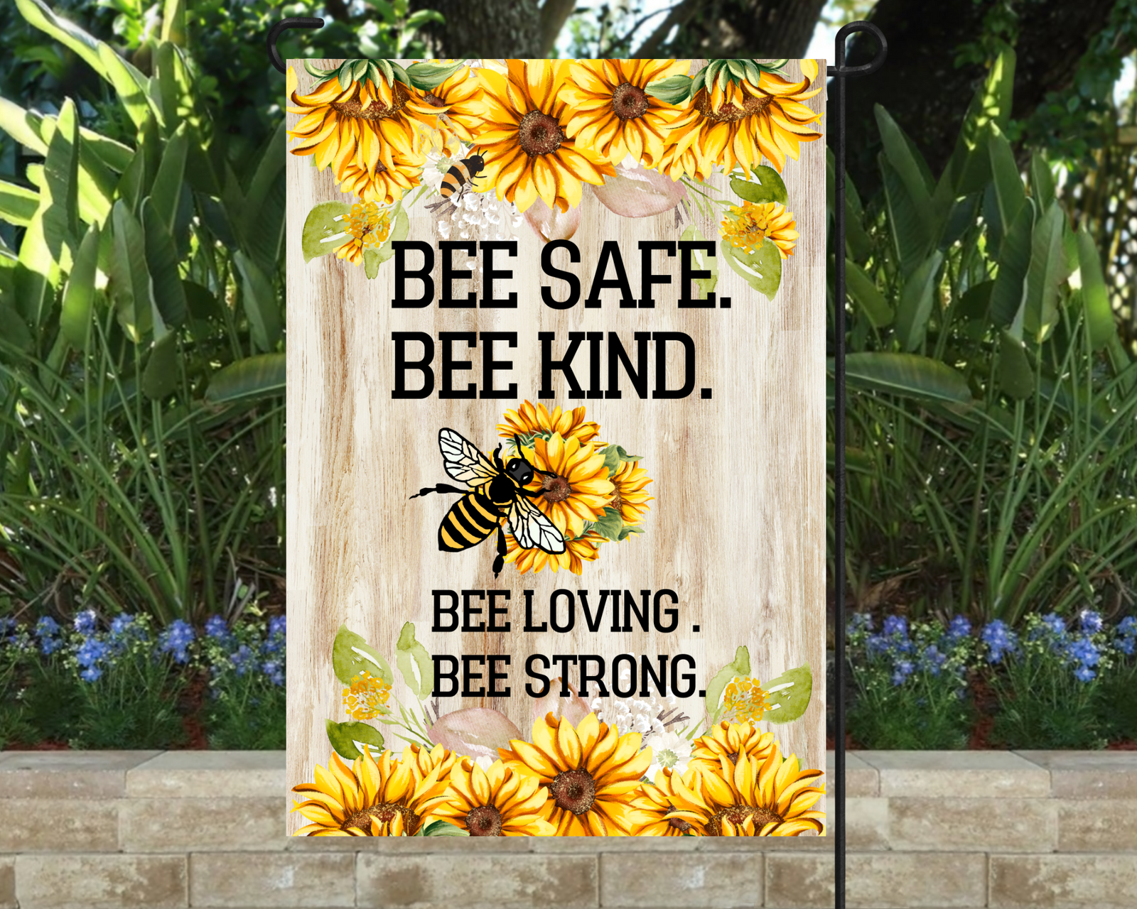 Flag-Bee Kind Garden Flag 12"x18"