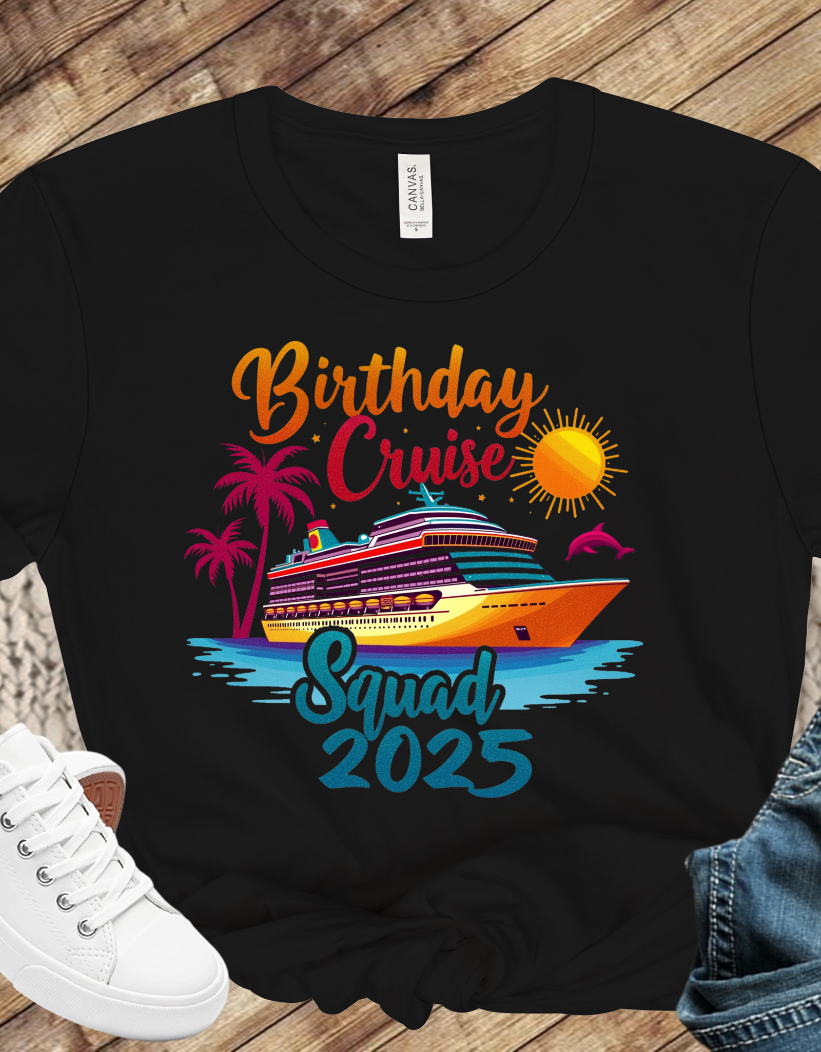 T-Shirt- Cruise Squad Shirts, Family Cruise Tee, Family Trip 2025, Friends Cruise Shirts, Family Matching Shirt,