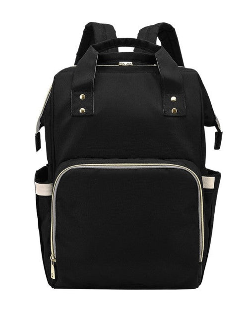 Load image into Gallery viewer, Bag-Black Diaper Bag/Backpacks
