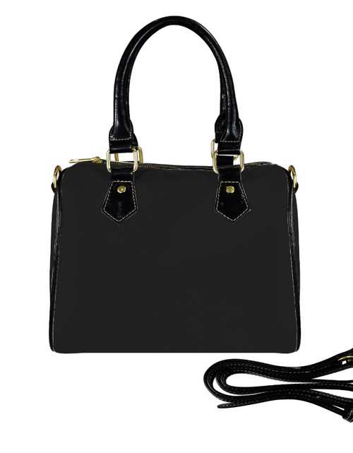 Load image into Gallery viewer, Bag-Black Boston Bag, Everyday Bag, Shoe Bag, Lunch Container for Work/Office/Picnic/Travel
