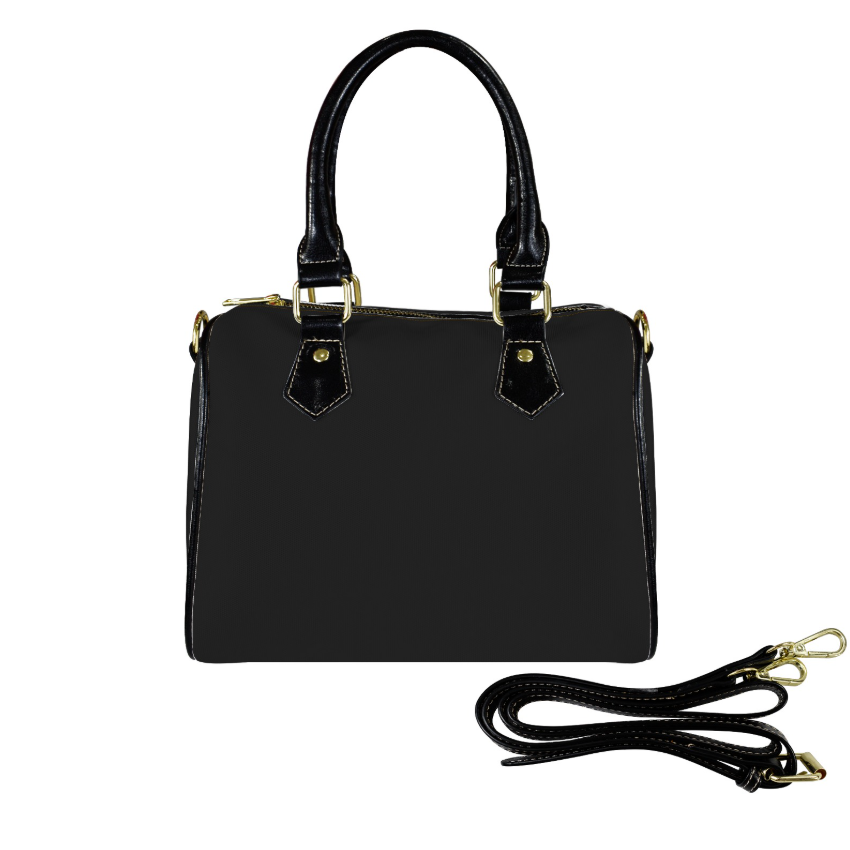 Bag-Black Boston Bag, Everyday Bag, Shoe Bag, Lunch Container for Work/Office/Picnic/Travel