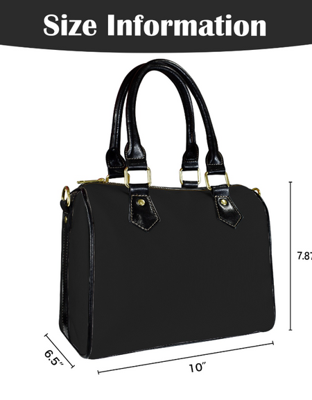 Bag-Black Boston Bag, Everyday Bag, Shoe Bag, Lunch Container for Work/Office/Picnic/Travel