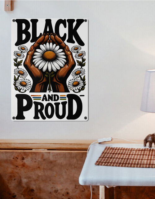 Load image into Gallery viewer, Black Proud Sign, Custom Family Name Swimming Pool Rules Metal Sign, Outdoor Party Sign, Backyard Area Decor, Man Cave, etc
