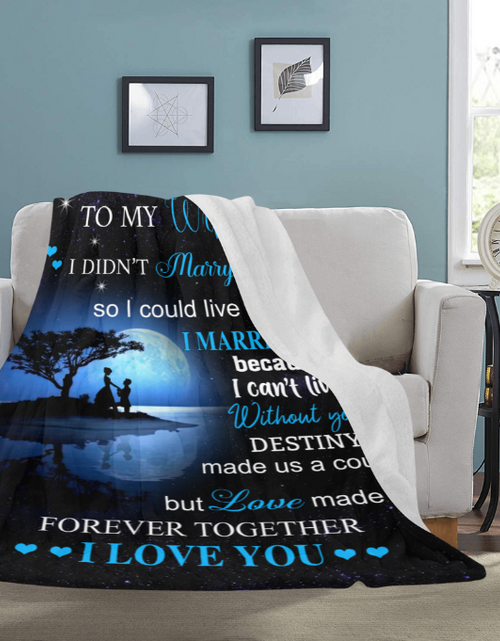 Load image into Gallery viewer, Blanket-Ultra-Soft Micro Fleece Blanket 60" x 80"  To My Wife, Warm Blanket
