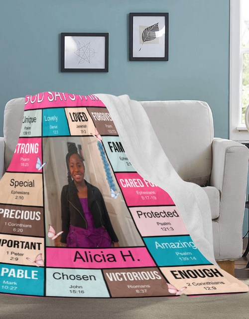 Load image into Gallery viewer, Custom Blanket- Ultra Soft Micro Fleece Blanket 60"x80, My Son Blanket, Custom Father's Day Blanket, Gift for Son, Gift for Daughter, Grandpa, Birthday Blanket for Son, Anniversary, Wedding,
