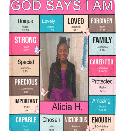 Custom Blanket- Ultra Soft Micro Fleece Blanket 60"x80, My Son Blanket, Custom Father's Day Blanket, Gift for Son, Gift for Daughter, Grandpa, Birthday Blanket for Son, Anniversary, Wedding,