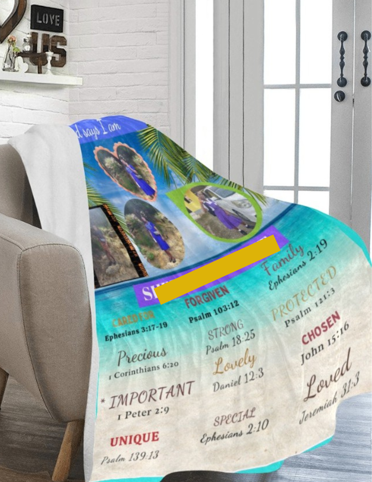 Custom Blanket- Ultra Soft Micro Fleece Blanket 60"x80, My Son Blanket, Custom Father's Day Blanket, Gift for Son, Gift for Daughter, Grandpa, Birthday Blanket for Son, Anniversary, Wedding,