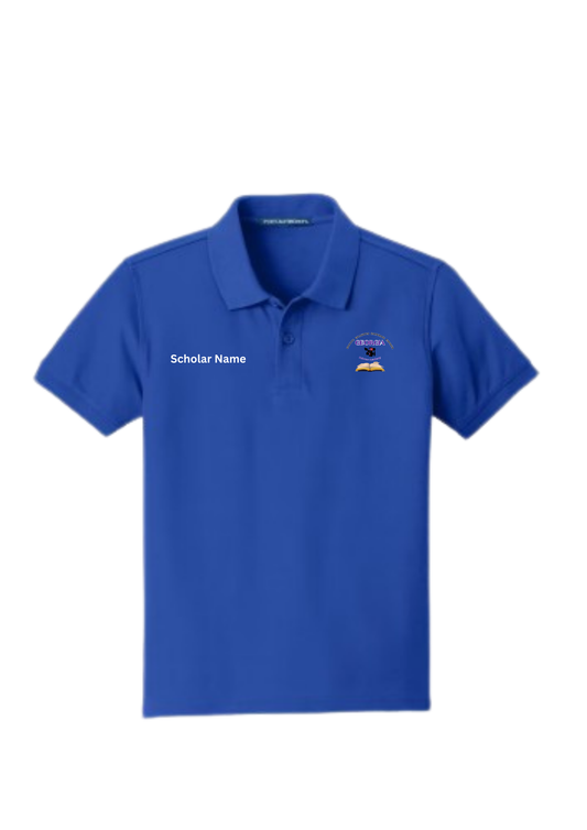 Georgia Academy Hebrew Scholar & Adult Polo Shirts Blue Polo Shirt