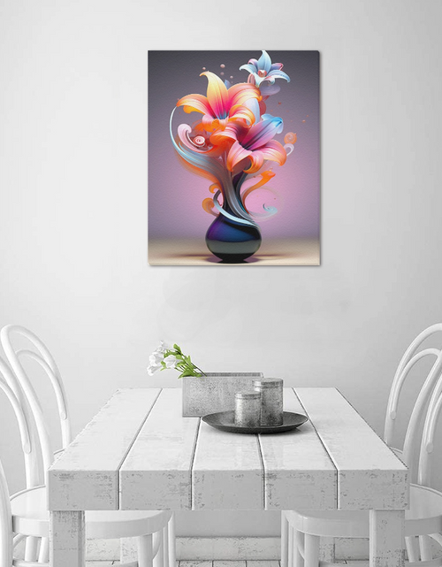 Load image into Gallery viewer, Framed Canvas-Flowers Canvas
