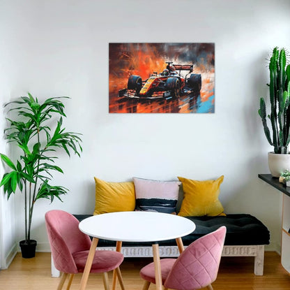 Framed Canvas-Car Canvas Print, Sports Car Canvas, Living Room, Bedroom, Wall Decor, Artwork