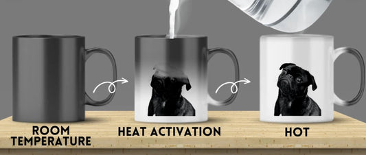 Drinkware-Changing Color Mug for someone special  (Upload Your Picture)