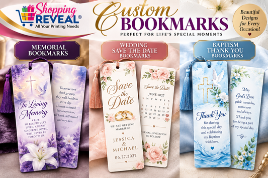 Funeral Bookmarks