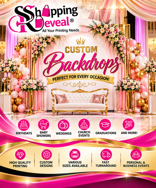 Custom Backdrop-Personalized Backdrop with name and photo customized wall hanging. For Wedding, Birthday, Father's day, Mother's Day gift and bedroom. 90x60 inch Horizontal