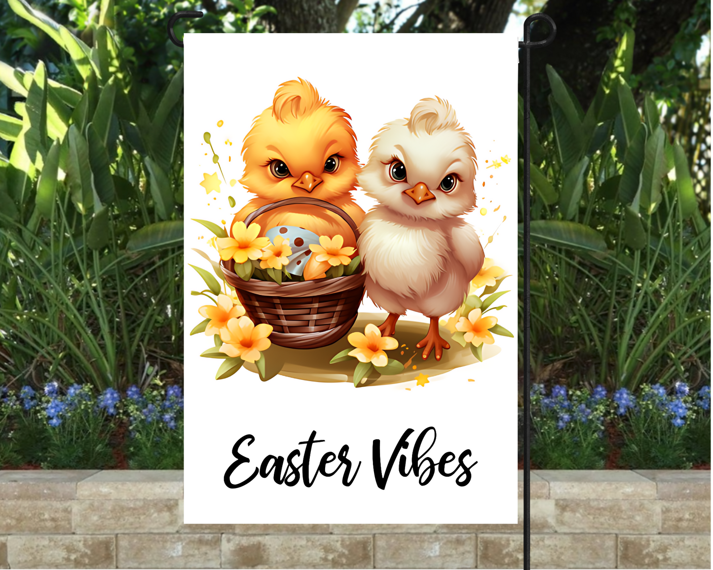 Easter Vibes Garden Flag 12"x18"