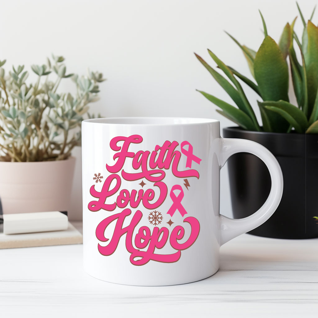 Mug-Faith Love & Hope