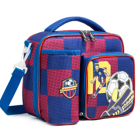 Waterproof Insulated Cooler/Lunch Bag With Water Bottle Pocket Cartoon Lunch Bags For Kids