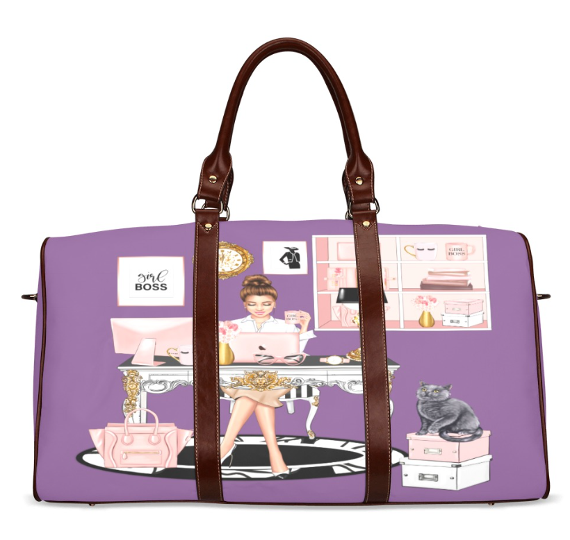 Travel Bag-Boss Lady Travel Bag, Luggage Bag, Carry-on Bag for Airplane, Sleepover, etc