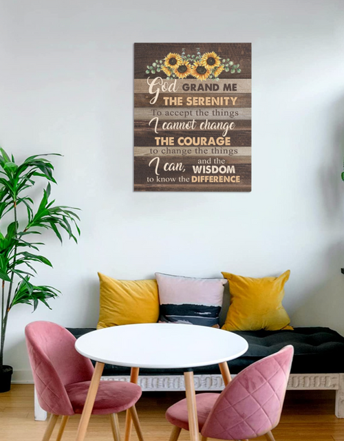Load image into Gallery viewer, Canvas-God Grant Me Wall Decor Canvas, Poster Print Wall Art, Home Office, Bedroom Wall Decoration
