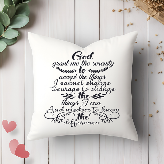 God Grant Me-  Throw Pillow