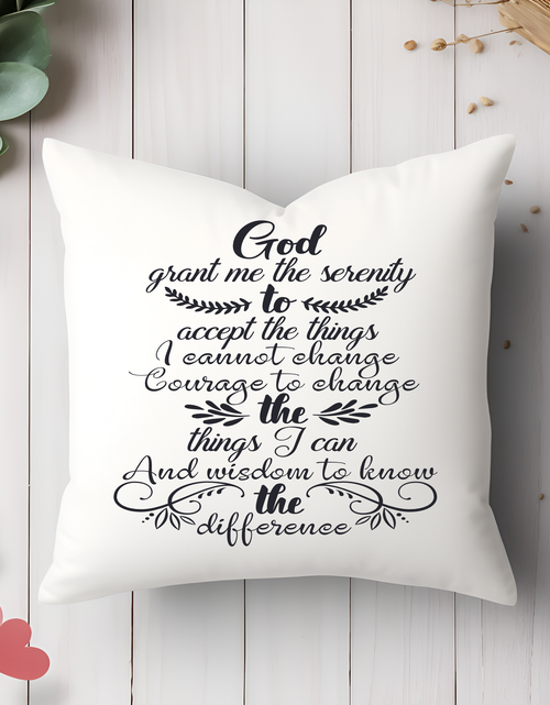 Load image into Gallery viewer, Pillow-God Grant Me-  Throw Pillow
