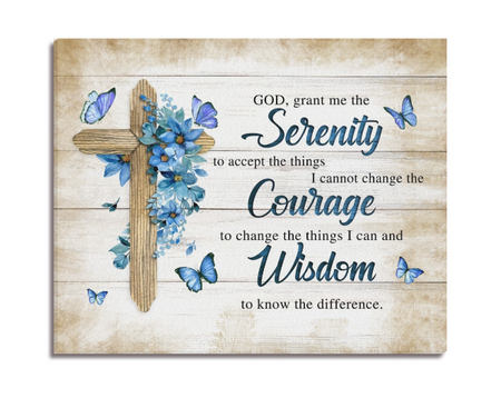 Framed Canvas-God Grant me  Framed Canvas Print