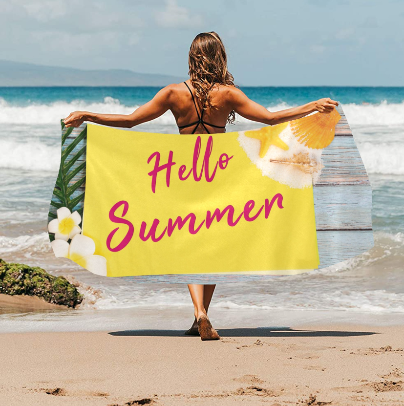 Towel-Beach Towel 32 x 71 Ideal for beachwear, pool and cruise wear. This beach towel can bring more comfort and convenience with faux suede.